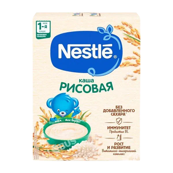 Каша дет. Nestle безмол.рис. с 4мес 200г