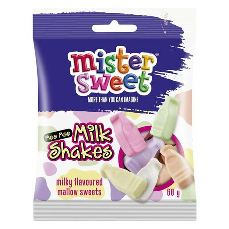 Mister Sweets Moo Moo Milkshakes 60g