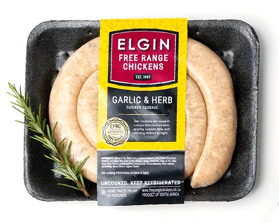 Elgin Chicken Garlic and Herb Sausage