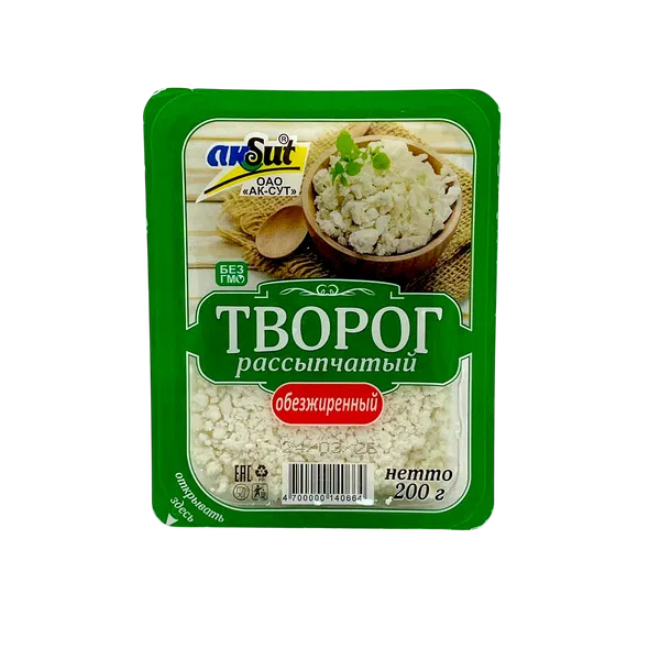 Творог Ak sut обезжиренный 200г п/у
