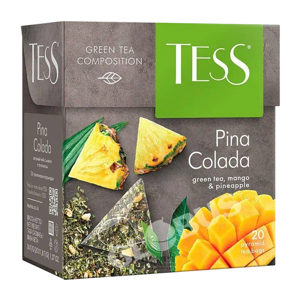 Чай Tess Pina Colada зел 20пак/пир