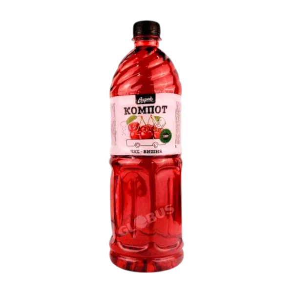 Компот Секрет вишня 1л п/б Кыргызстан 12