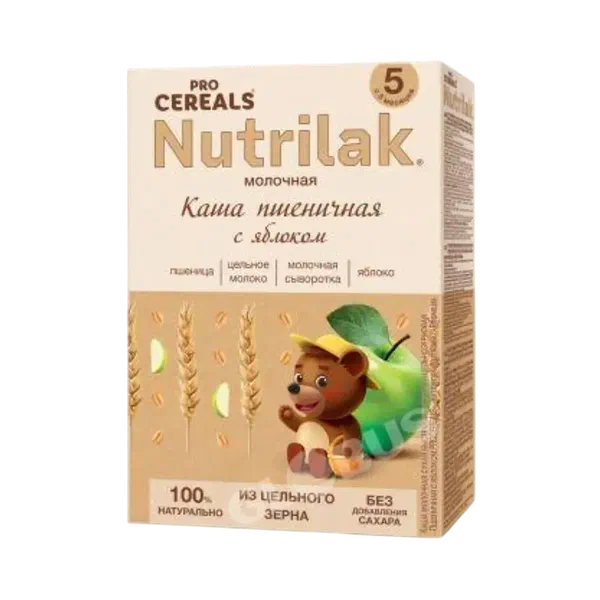 Каша дет. Nutrilak Procereals пшен. с ябл с 5 мес. 200г
