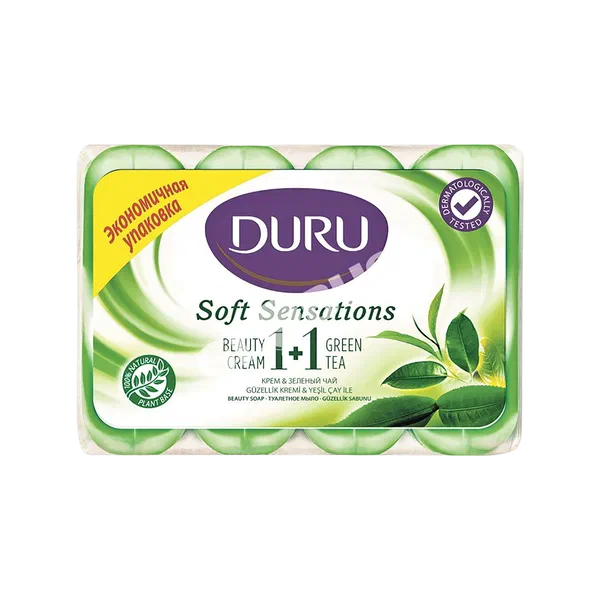 Duru 1+1 зеленый чай  самыны 4*80г