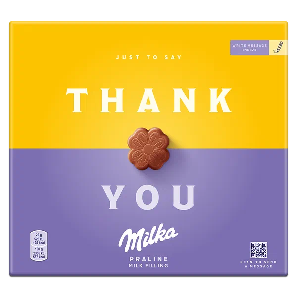 Milka сутту салынмасы бар конфетери 110г