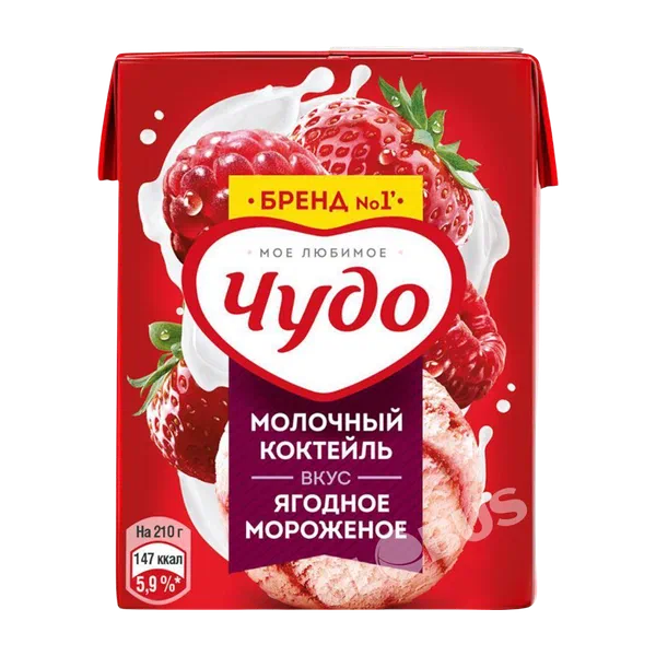 Чудо суттуу коктейли токой жемиш/балмуз 2% 200мл