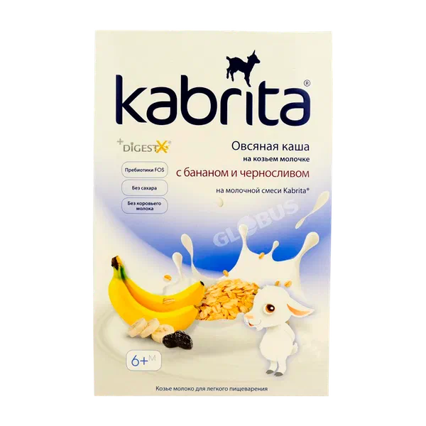 Kabrita сулу буламыгы банан/черн м/н 6 айдан 180г