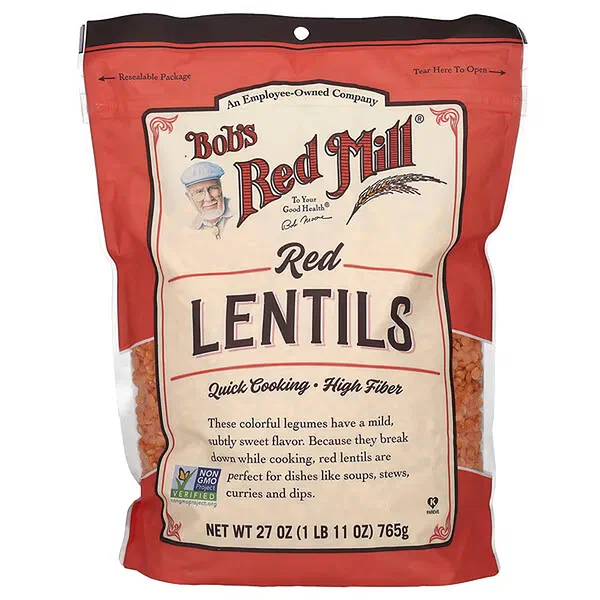 BEANS & MORE CRUSHED RED LENTILS TRADITIONAL REGIONAL PULSE 800G