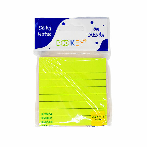 Sticky Notes Colored Lines Bq-03136