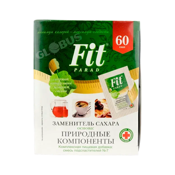Заменитель сахара Fit Parad №7 60шт саше