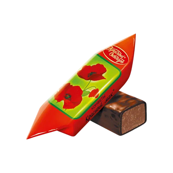 Конфеты шок. Красный Октябрь Красный мак вес