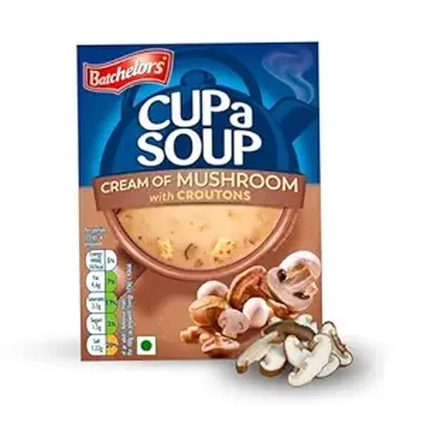 BATCHELORS CREAM OF MUSHROOM AROMATIC INSTANT SOUP MIX 99G