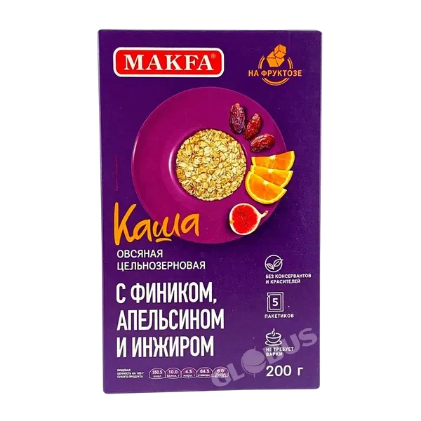 Каша Макфа овсян с фиником,апельсином и инжиром 5*40г