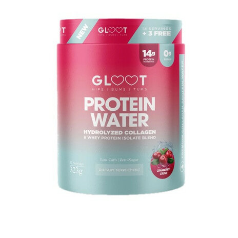 Gloot Cranberry Crush Protein Water 323g