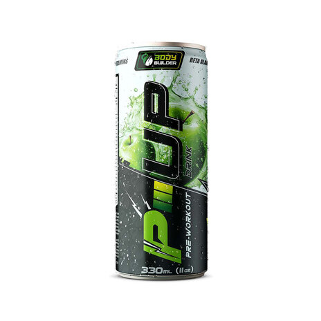 P-UP BODY BUILDER APPLE FLAVOR ENERGY CAN 330 ML