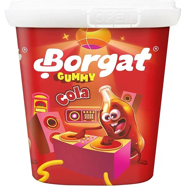 BORGAT GUMMY COLA BOTTLES CLASSIC SODA FLAVOR 160G
