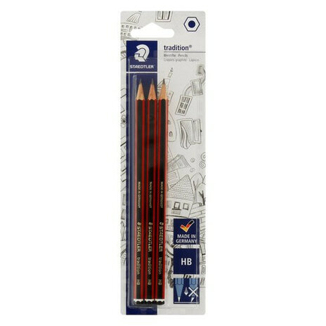 Staedtler Traditional HB Pencil 3-Pack