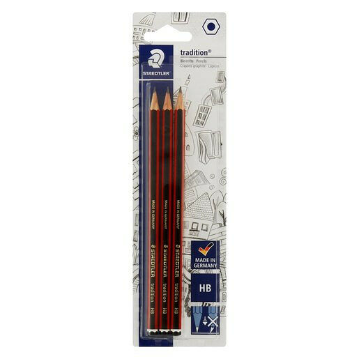 Staedtler Traditional HB Pencil 3-Pack
