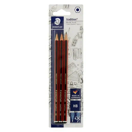 Staedtler Traditional HB Pencil 3-Pack