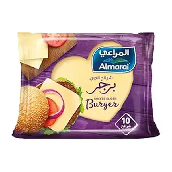 ALMARAI BURGER CHEESE SLICES 200G - ALMARAI BURGER CHEESE SLICES