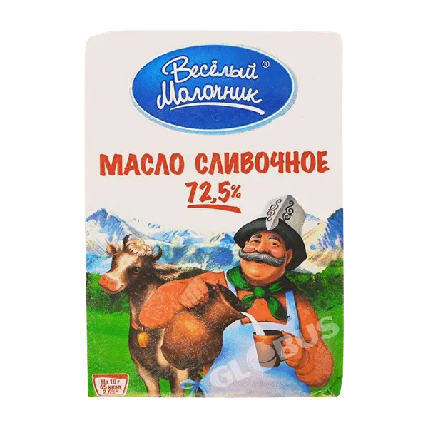 Масло сливочное ВМ 72,5% 180г Бишкексут
