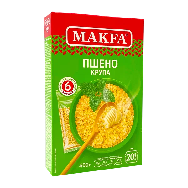 Пшено Макфа шлифован. 400г кор