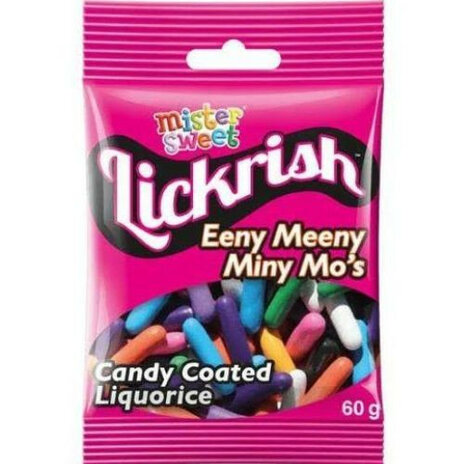 Mister Sweets Lickrish Eeny Meeny 60g