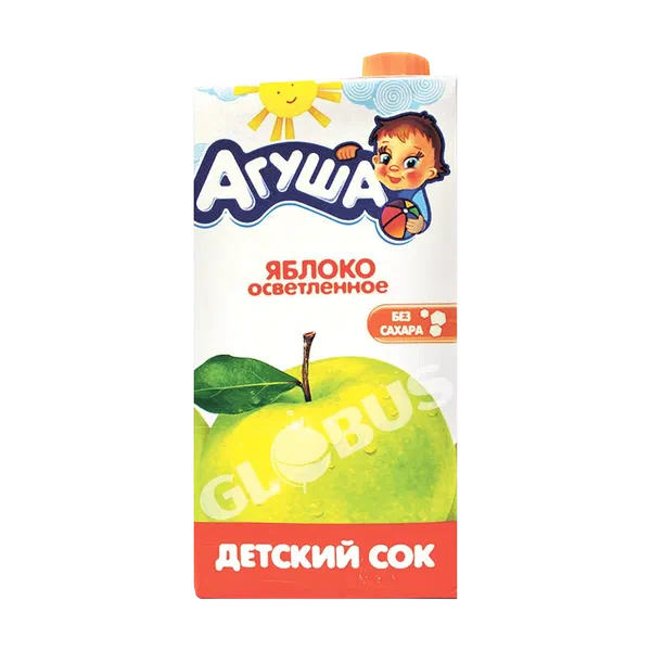 Сок дет. Агуша ябл.осветл. с 3лет 500мл ВБД