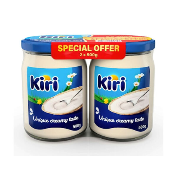 Kiri Glass Jar Cheese Promo 2*500Gm