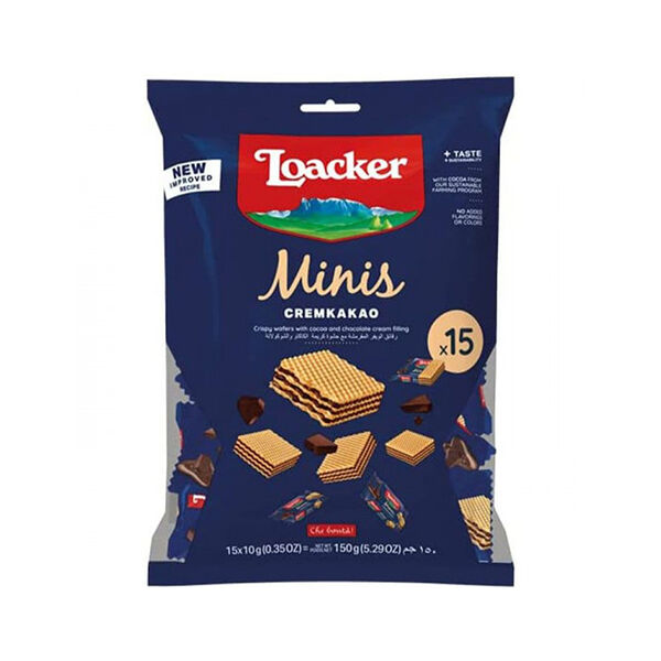 Loacker Minis Cremkakao 150 Gm
