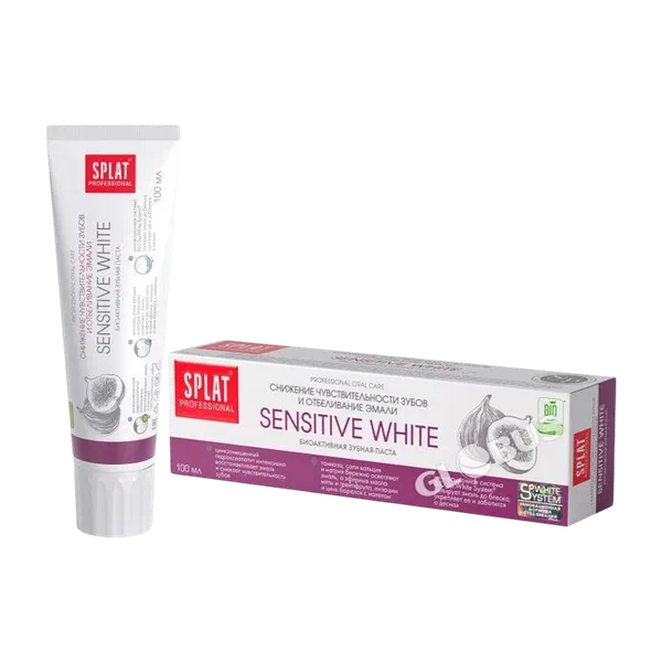 Паста зубн Splat Sensitive White 100мл