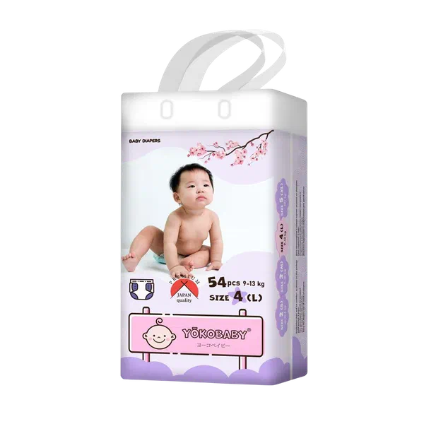Подгузники детск Yokobaby L №4 Giga 54шт