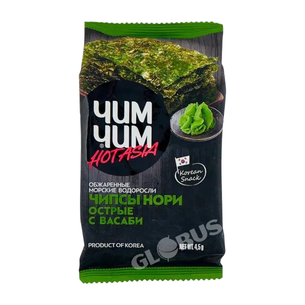 Водоросли морские Чим-Чим Нори васаби 4,5г