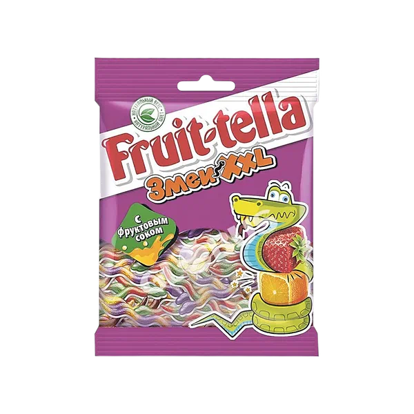 Fruit-tella Змеи чайнама мармелады 70г
