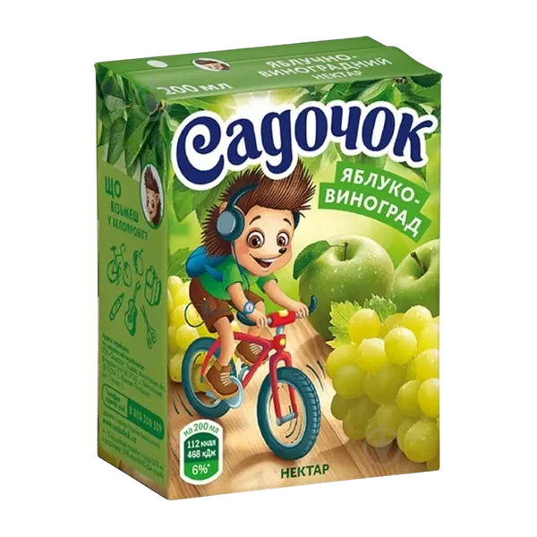Сок Садочок виногр. 0,2л т/п Сандора Украина 27
