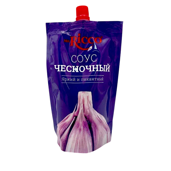 Соус Mr.Ricco чесночный 210г д/п