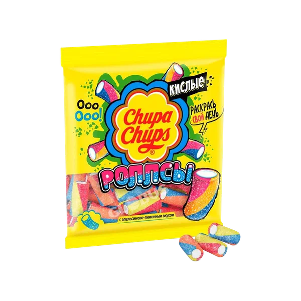 Мармелад Chupa Chups кисл роллсы жеват. 150г Perfetti van Melle