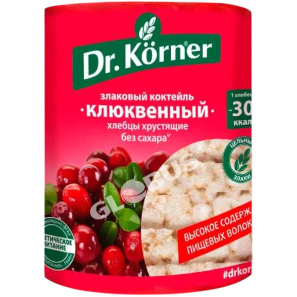 Хлебцы Dr.Korner злак коктейль клюква 100г Россия 12
