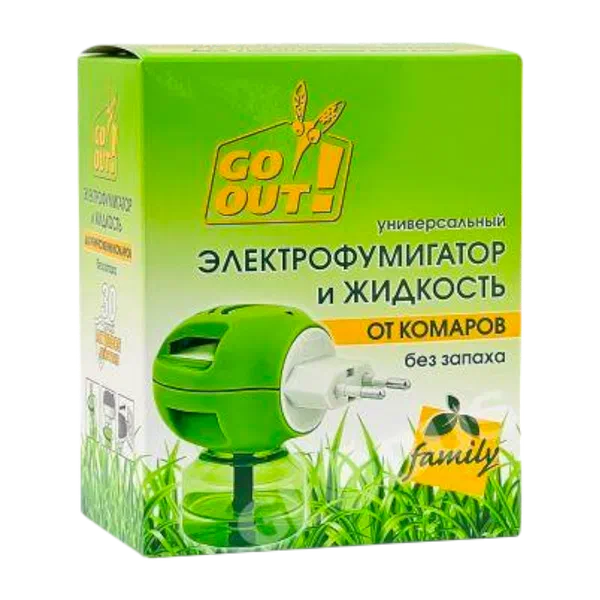 Электрофумигатор Go оut + чиркейлерге каршы суюктук