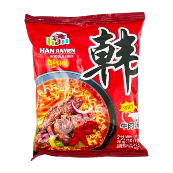 Вермишель б/п Han Ramen остр.приправа 120г