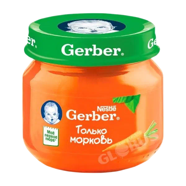 Gerber сабиз балдар маңызы 1-даража 80г ст/б