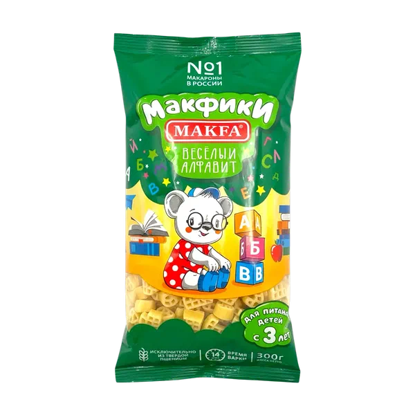 Макароны Макфа Макфики Алфавит 300г