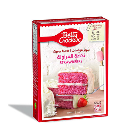 B.C Cake Mix Strawberry 400Gm.