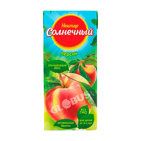 Нектар Солнечный персик 0,2л т/п RG Brands Казахстан 18