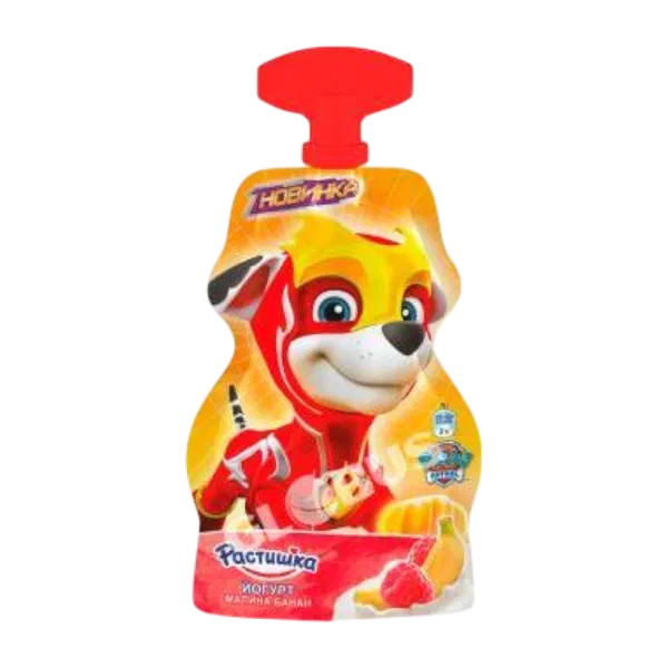 Растишка малина/банан 2,6% 70г йогурту