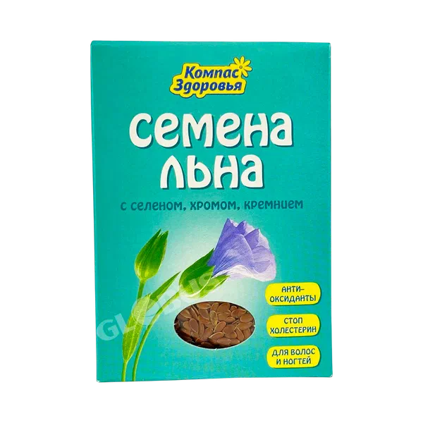 Семена коричневого льна Компас Здоровья 200г