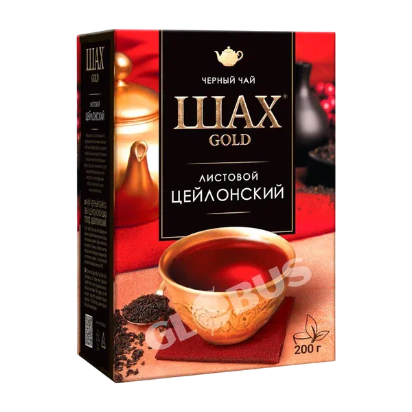 Чай Шах Gold цейлонский лист 200г