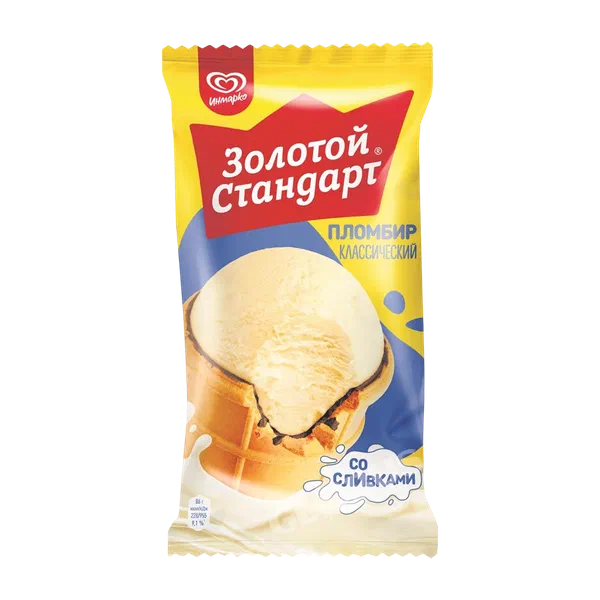Золотой Стандарт Пломбир балмуздагы 80г