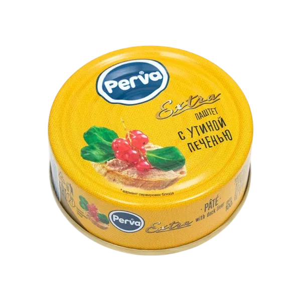Perva Extra өрдөк боору паштети 100г