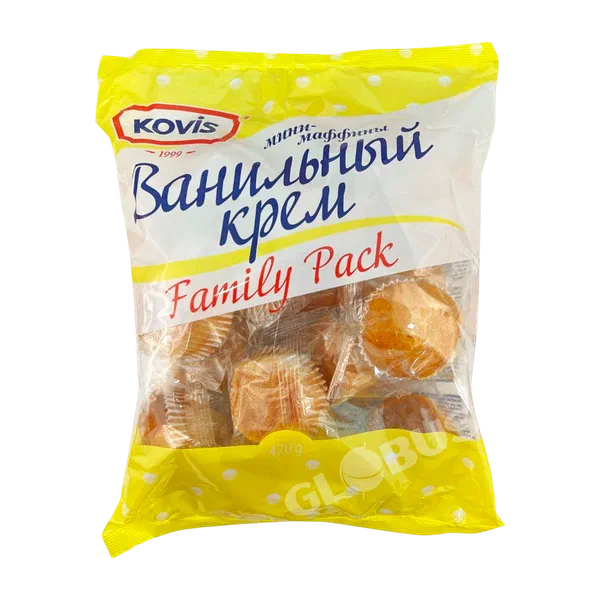 Маффины мини Kovis ваниль 470г